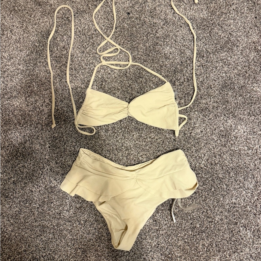 DEVON WINDSOR Cream Bikini Set